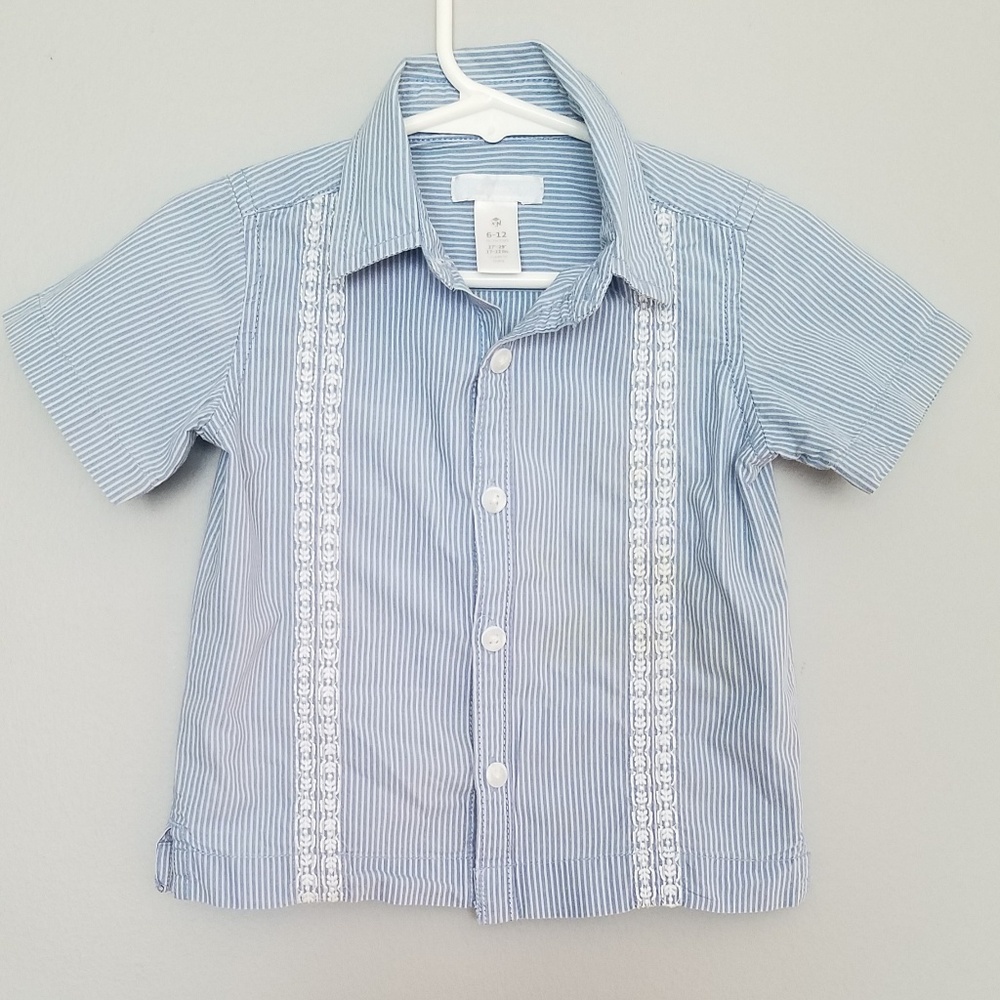 Old Navy Guayabera 6-12 months